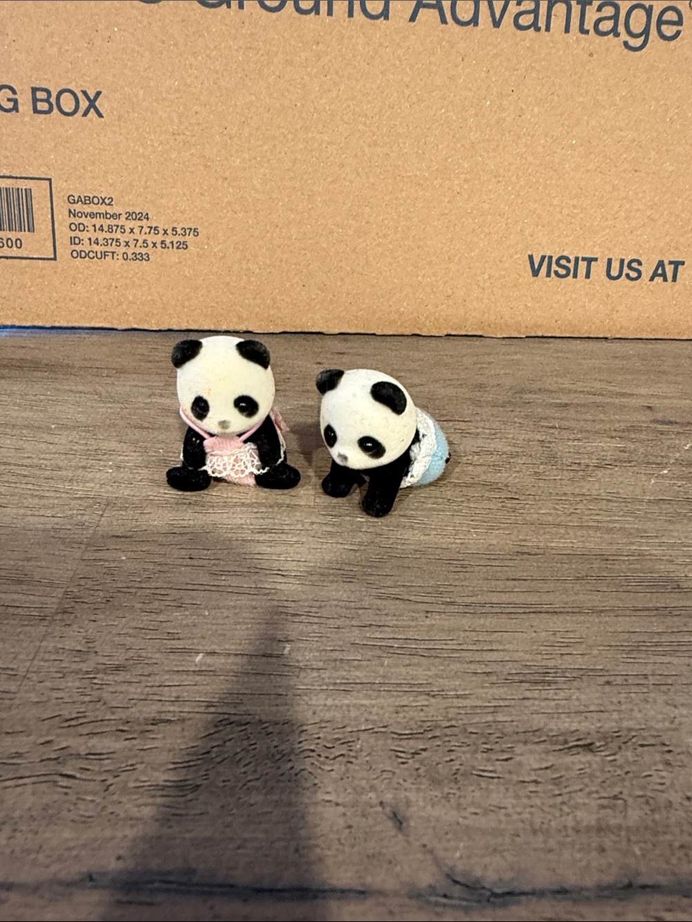 Calico Critters Wilder Panda Bear Twins Sylvanian Families  - Baby Dolls